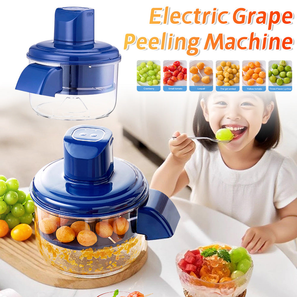 Automatic Electric Grape Peeler Electric Rechargeable Fruit Peeling Machine Hands-Free Skin Remover Home Kitchen Supplies Kitchen Gadget